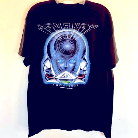 Journey Frontiers World Tour 1983 Graphic Tee - Picture 1 of 3